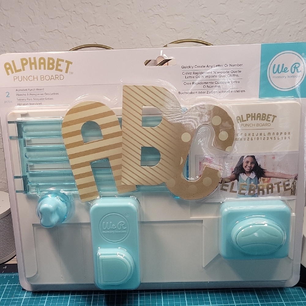 We R Memory Keepers Alphabet Punch Board